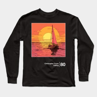 Christopher Cross / Minimalist Graphic Design Artwork Long Sleeve T-Shirt